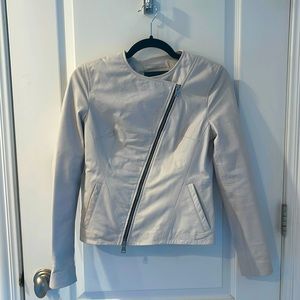 All Saints fitted leather jacket
